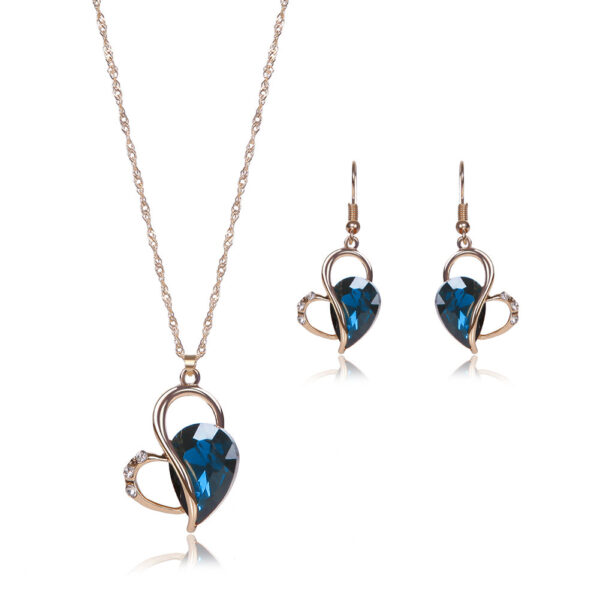 Two-piece Set Of Popular New Jewelry Necklace And Earrings - Image 5