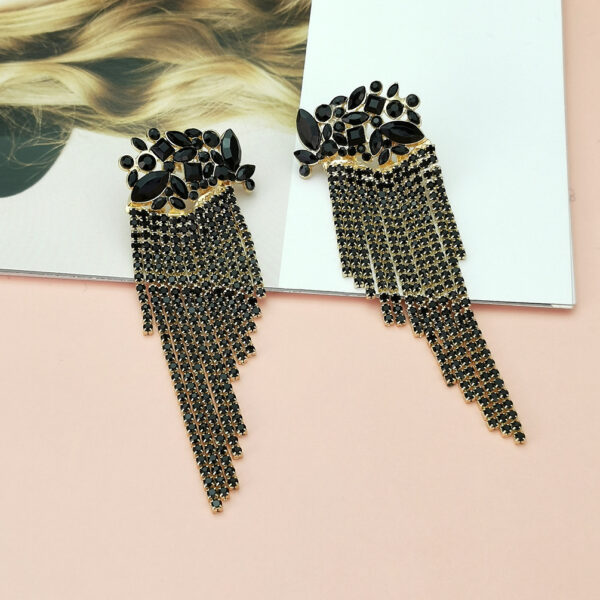 Sweet Beauty Fashion Tassel Pendant Earrings - Image 5