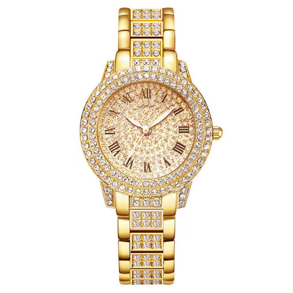 Women's Diamond Fashion Roman Quartz Watch Five-piece Set - Image 8