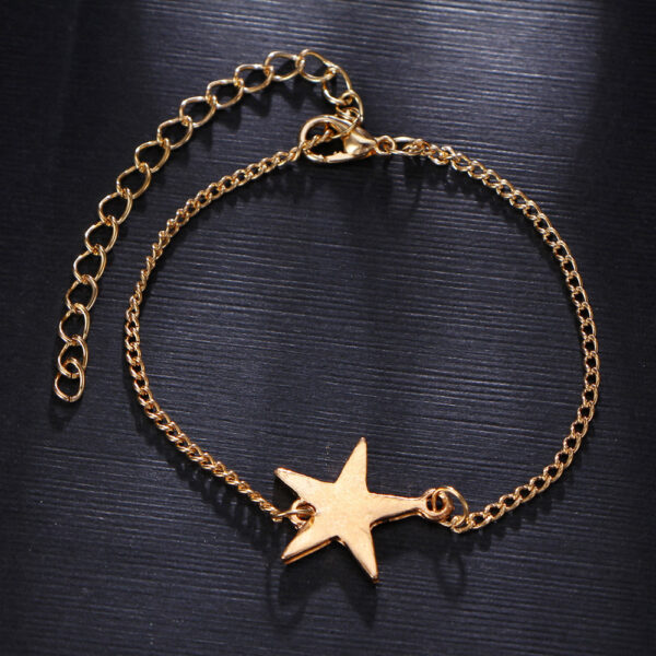 Simple Three-layer 3 Ankle Chain Metal Alloy Ornament Anklets Suit - Image 2