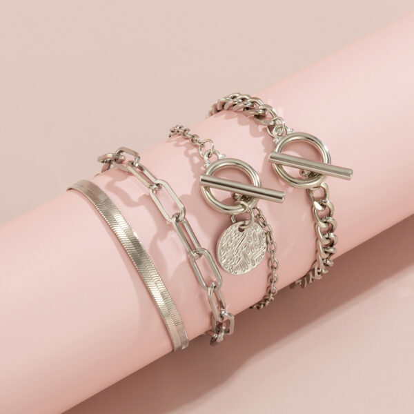 Metal Wind Hollow Chain Bracelet Snake Bone Metal Bracelet - Image 7