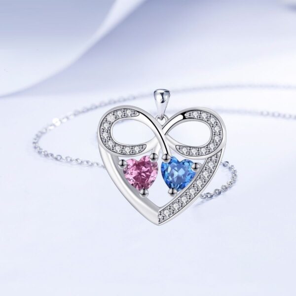 American Elegant Jewelry Ornament Heart To Heart Necklace