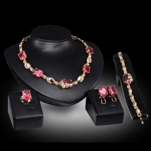 Four-piece Exaggerated Jewelry Set