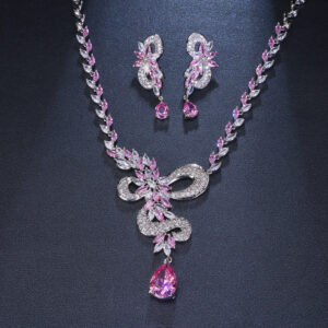 Luxury Fashion And Fully-jewelled Inlaid Multi-color Zircon Set Bridal Wedding Accessories