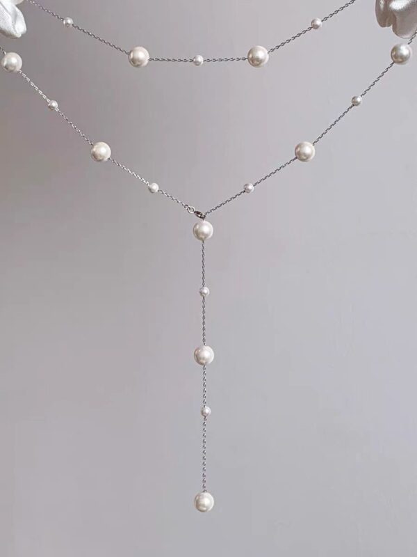 Trendy Pearl Necklace For Women Fashion Starry Pearl Choker Necklaces - Image 5